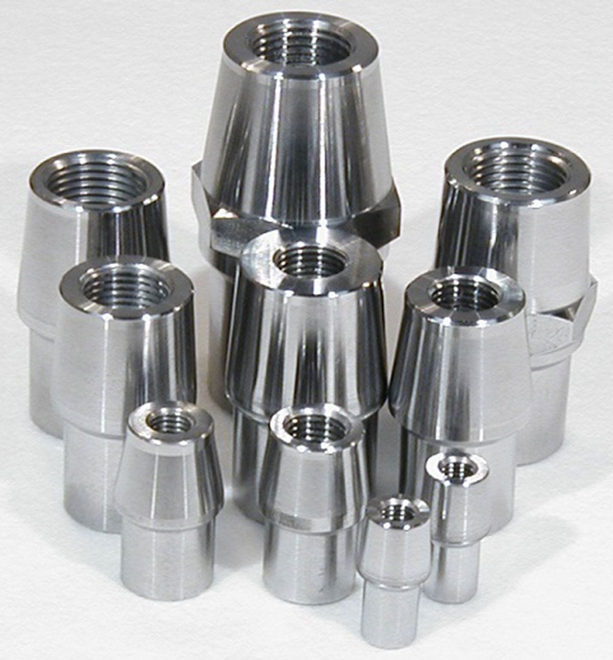 MEZIERE Suit 1" x .095" Tube With 3/8-24 L/H Thread Meziere Weld-In Female Tube End 4130 Steel MZRE1020BL SR