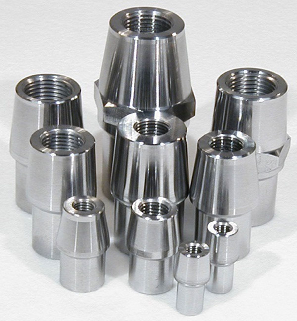 MEZIERE Suit 1" x .095" Tube With 3/8-24 R/H Thread Meziere Weld-In Female Tube End 4130 Steel MZRE1020B SR