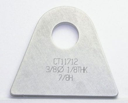 MEZIERE Suit Flat Surface With 3/8" Hole (Qty: 4) Meziere Weld-On Flat Tab 4130 Steel MZCT11712C SR