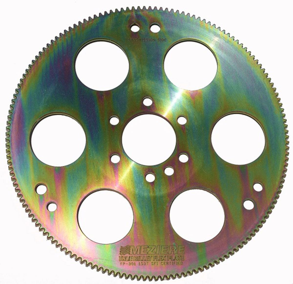 MEZIERE Suit SB Chev 153 Tooth, Internal Balance, 2-Piece Main Seal Meziere True Billet Flexplate - SFI MZFP301 SR