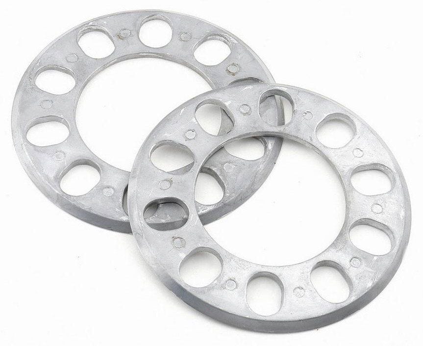 MRG 5 x 4.5" to 5.0" Bolt Circle Mr Gasket Mr Gasket Die Cast Aluminium Wheel Spacer, 7/16" thick MG2372 SR