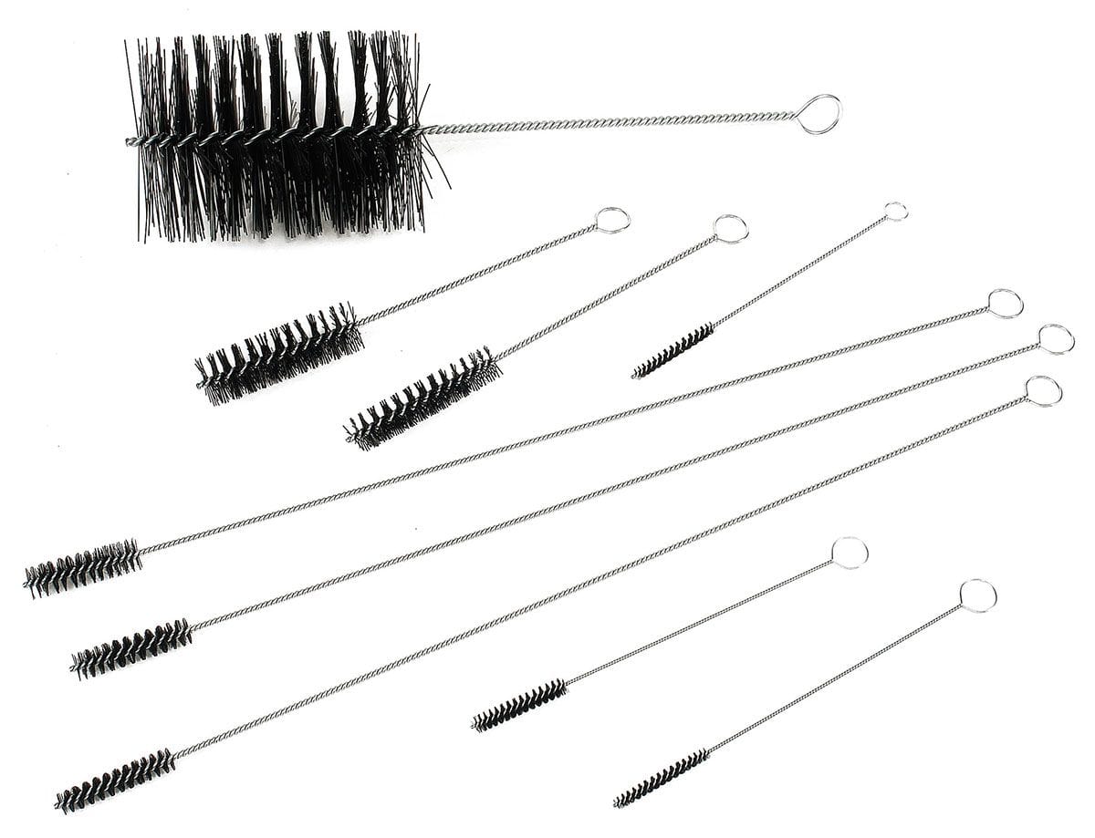MRG 9 Assorted Brushes Ranging from 1/4" to 5" Dia Mr Gasket Mr Gasket Engine Cleaning Brush Kit - Complete Set MG5192 SR
