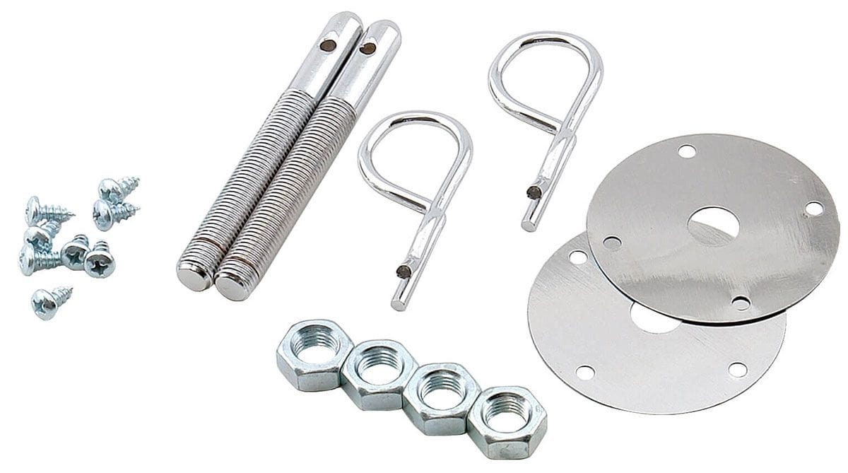 MRG Mr Gasket Mr Gasket Bonnet and Boot Pinning Kit - 7/16"-20 thread - safety pins. MG1016 SR
