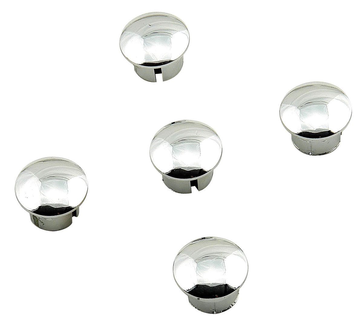 MRG Mr Gasket Mr Gasket Chrome Wheel Plugs (5pk) MG5104 SR