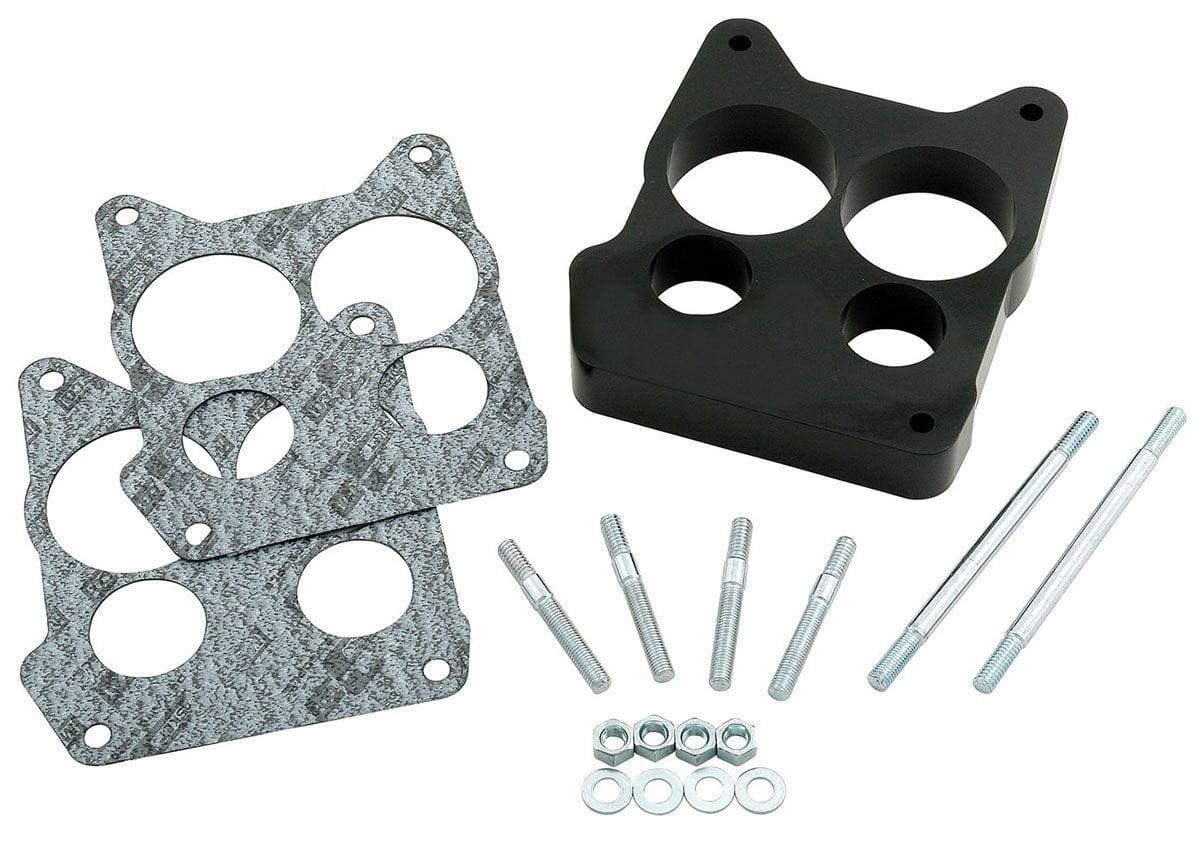 MRG Quadrajet Four-Hole Design Mr Gasket Mr Gasket Thermal Insulating Carburettor Spacer Kit MG3406 SR