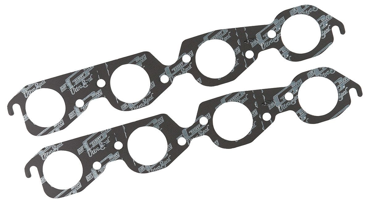 MRG Suit Big Block Chevy 1965-90 Mr Gasket Mr Gasket Ultra-Seal Exhaust Gasket Round Port 2.15" Dia MG5912 SR