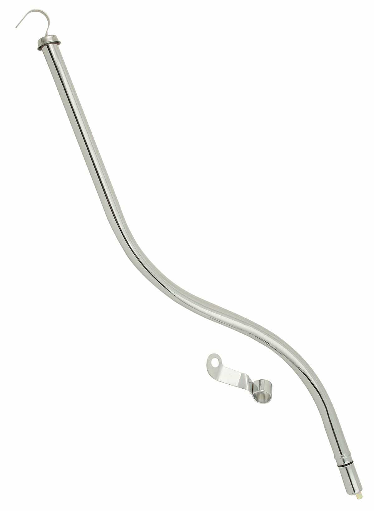 MRG Suit GM TH350. 27" Tube Mr Gasket Transmission Dipstick and Tube, Chrome MG9764 SR
