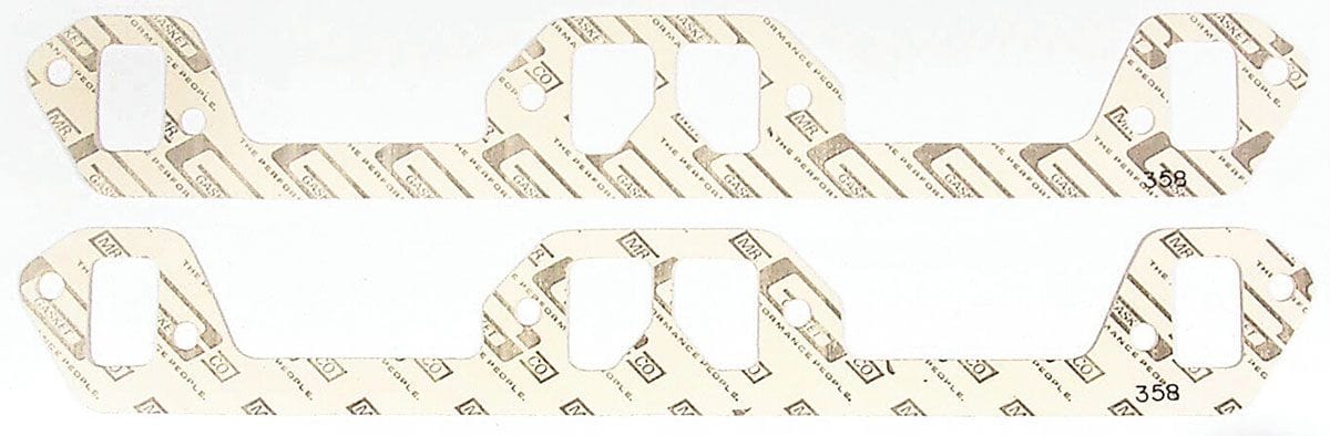 MRG Suit Mopar, Small Block LA Chrysler 273-318 Mr Gasket Mr Gasket Performance Exhaust Gasket Small Race Port 1.12"W x 1.48"H MG353 SR