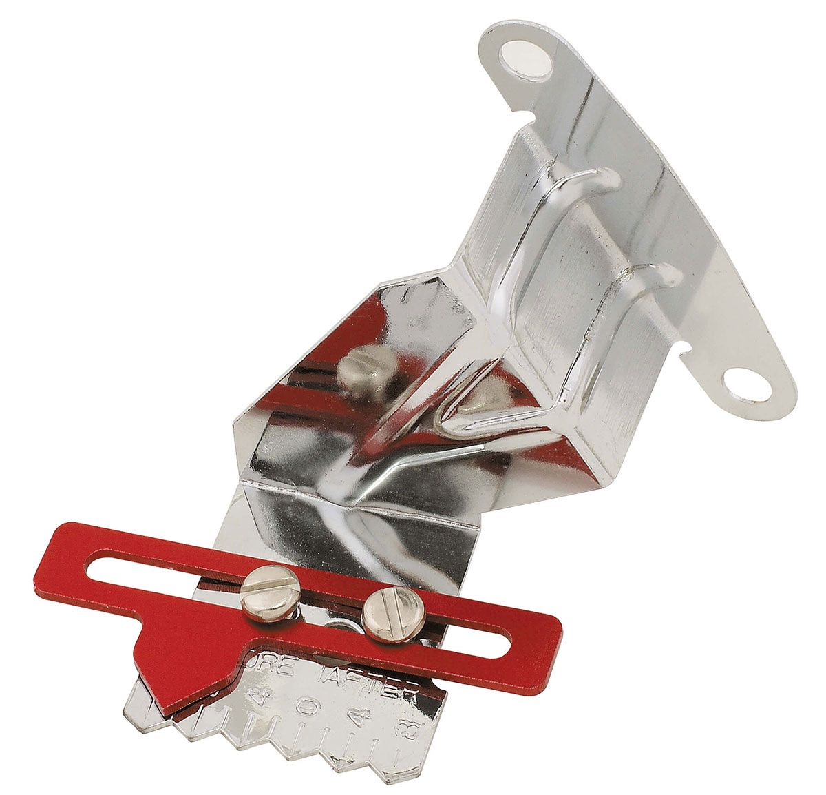 MRG Suit Small Block Chevy Mr Gasket Mr Gasket 7" Chrome Plated Timing Tab with Adjustable Pointer MG4597 SR