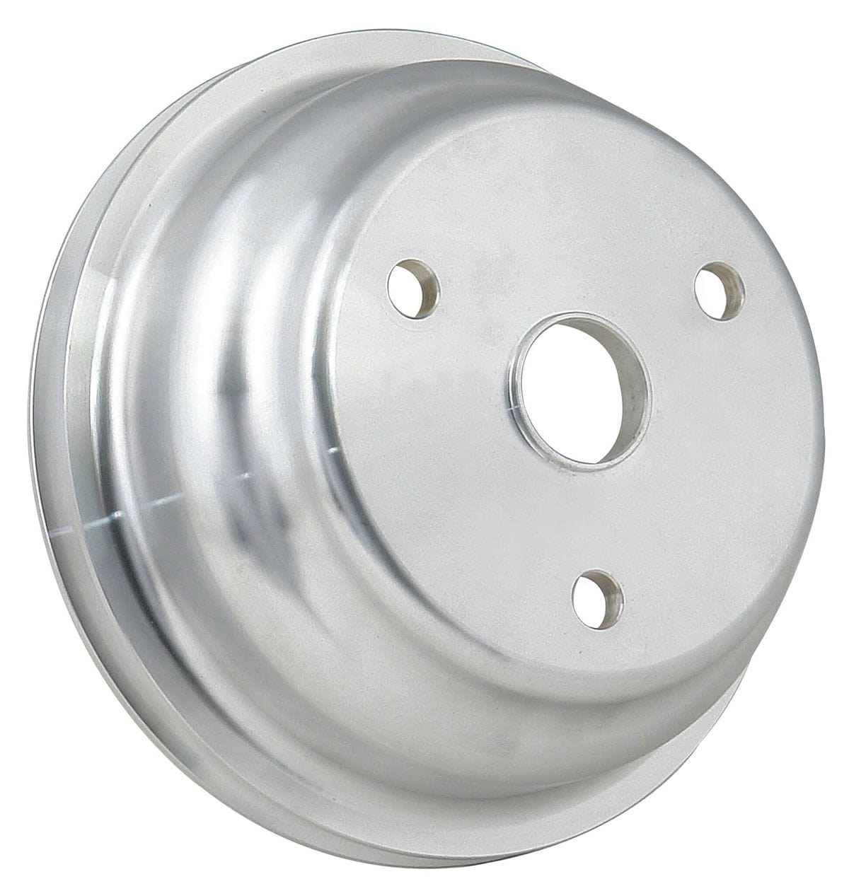 MRG Suit Small Block Chevy with Long Water Pump 1969-85 Mr Gasket Mr Gasket Billet Style Aluminium Crankshaft Pulley - Single Groove MG5316 SR