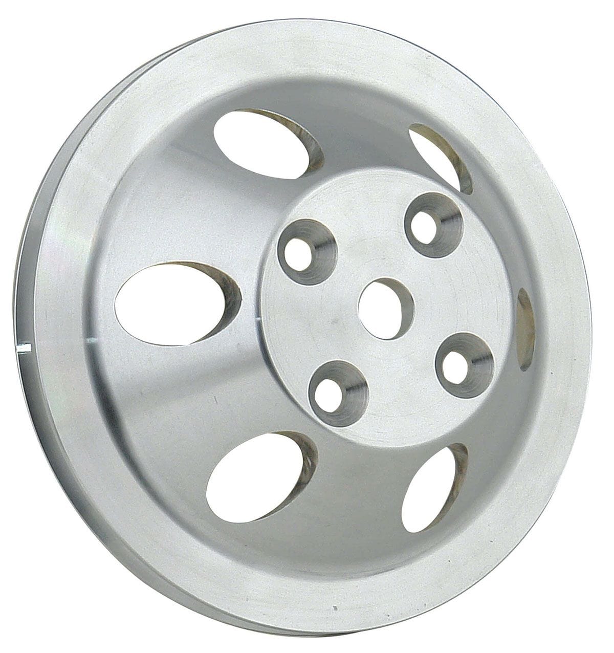 MRG Suit Small Block Chevy with Long Water Pump 1969-85 Mr Gasket Mr Gasket Billet Style Aluminium Water Pump Pulley - Single Groove MG5314 SR