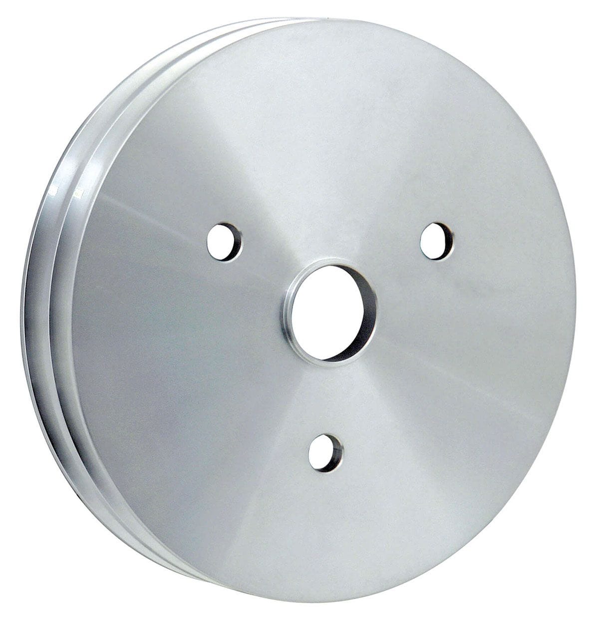 MRG Suit Small Block Chevy with Short Water Pump 1955-68 Mr Gasket Mr Gasket Billet Style Aluminium Crankshaft Pulley - Double Groove MG5313 SR
