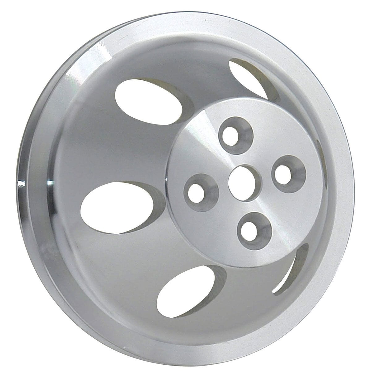 MRG Suit Small Block Chevy with Short Water Pump 1955-68 Mr Gasket Mr Gasket Billet Style Aluminium Water Pump Pulley - Single Groove MG5310 SR