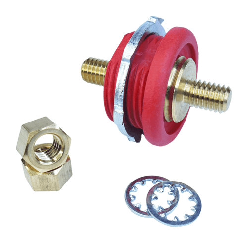 Msel Heavy Duty Battery Feeder Stud - Red SR