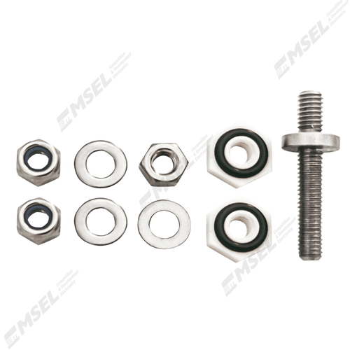 Msel High Amp Flanged M6 Bulkhead Stud SR