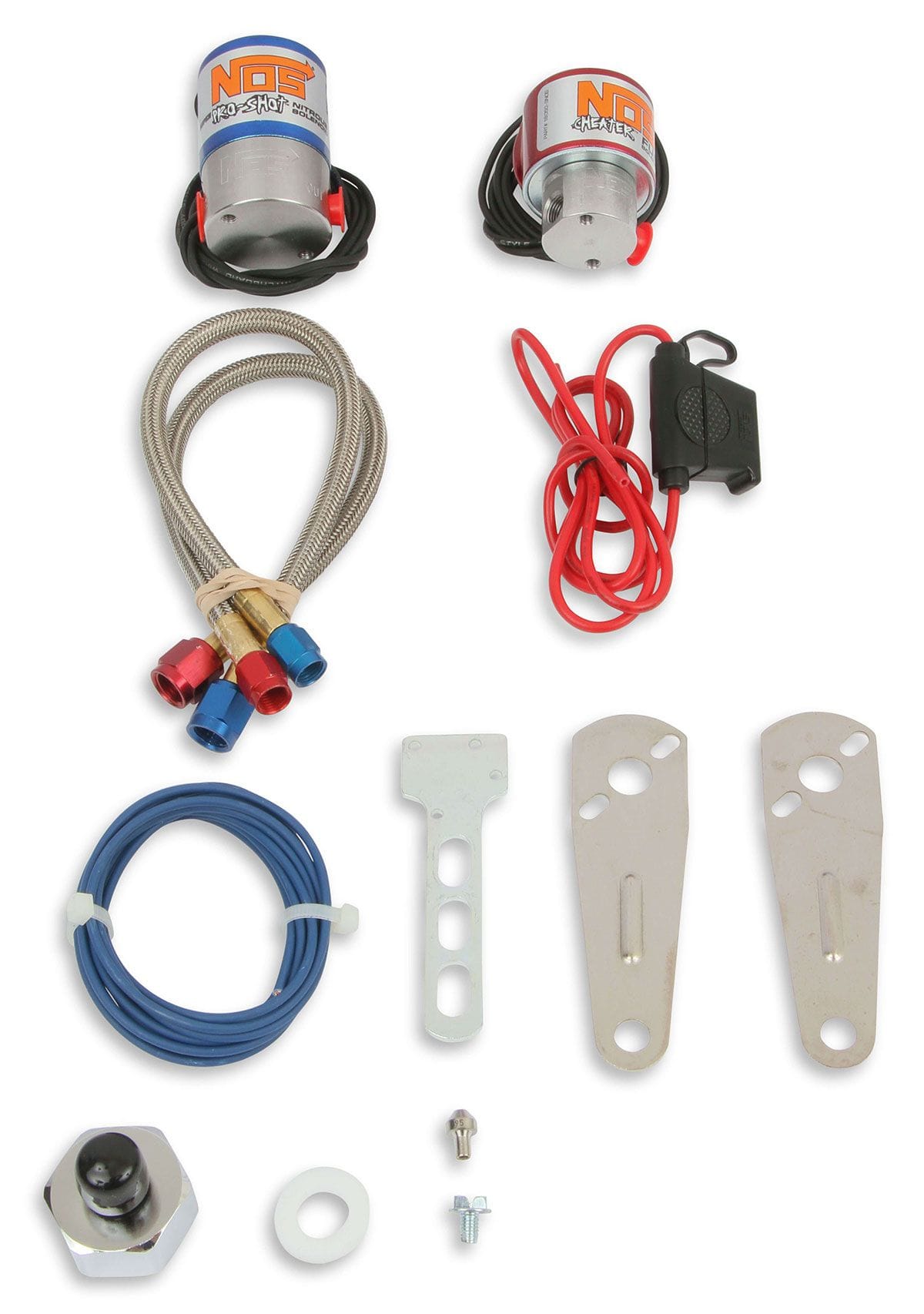 NOS 200-400 Horsepower. Suit 4500 Series Carbs. Nitrous Oxide Systems Big Shot Single Stage Nitrous Kit NOS02102 SR