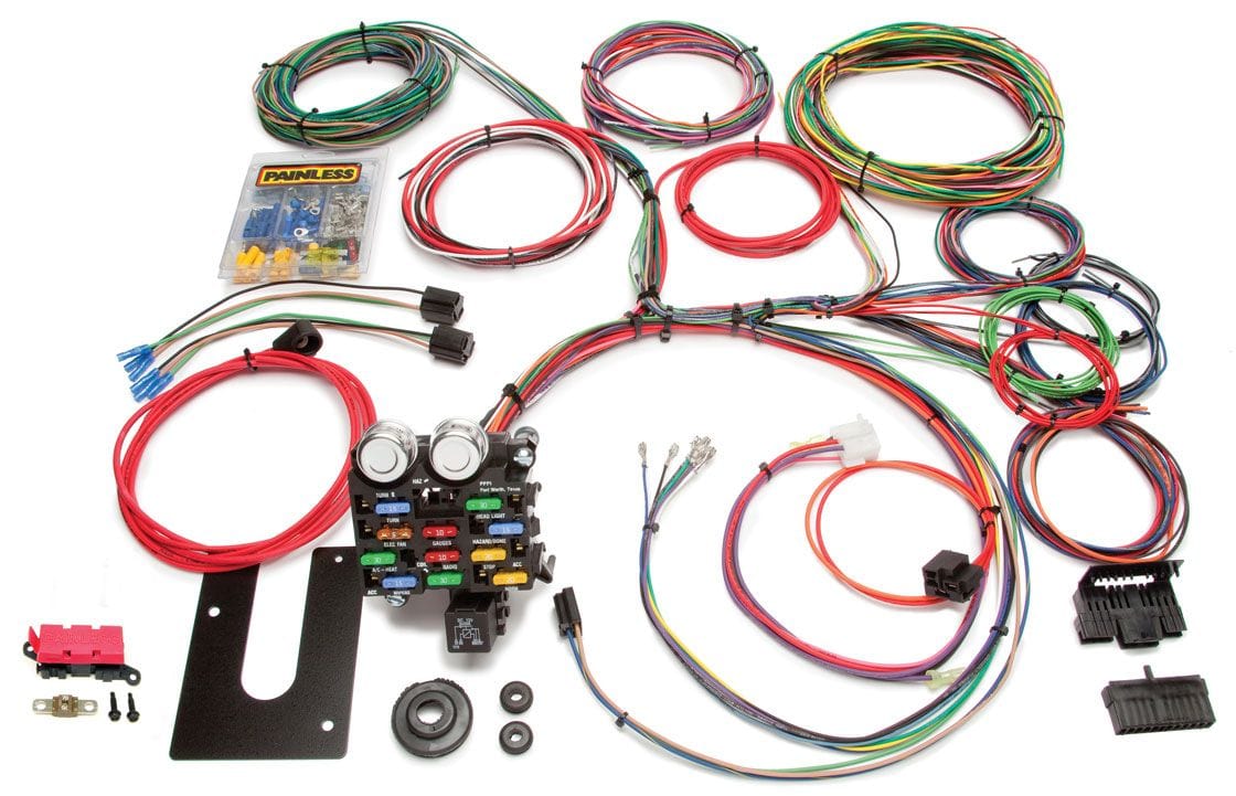 PAINLESS GM Keyed Column Painless Wiring 21 Circuit Universal Street rod Harness PW10101 SR