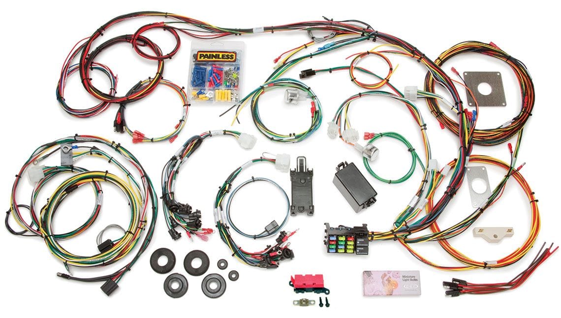 PAINLESS Not 1964-1/2" Painless Wiring 22 Circuit Mustang 1965-66 Wiring Harness Kit PW20120 SR