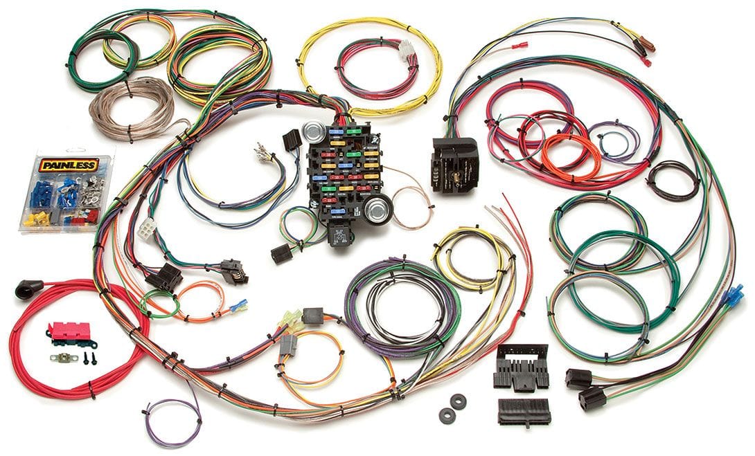 PAINLESS Painless Wiring 18 Circuit Chevy Camaro / Firebird 1967 - 1968 Chassis Wiring Harness PW20101 SR