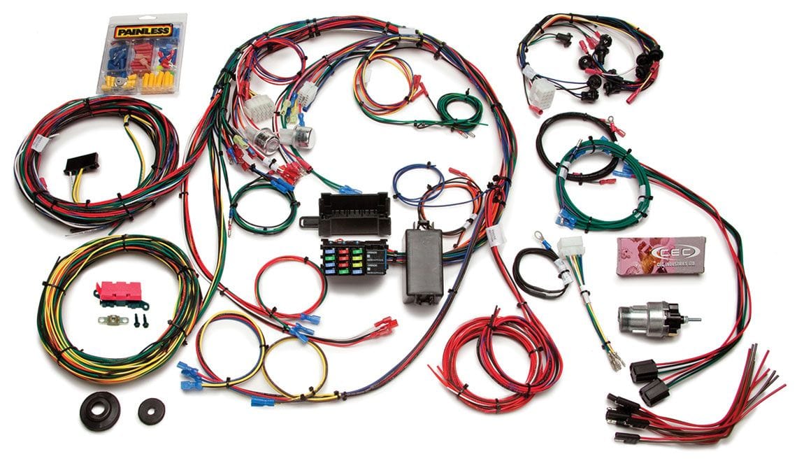 PAINLESS Painless Wiring 22 Circuit Mustang 1967-68 Wiring Harness Kit PW20121 SR