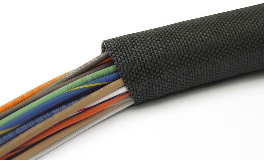 PAINLESS Self-Wrapping Split Braid, 1/2" I.D x 10ft Roll Painless Wiring Classic Braid PW70958 SR