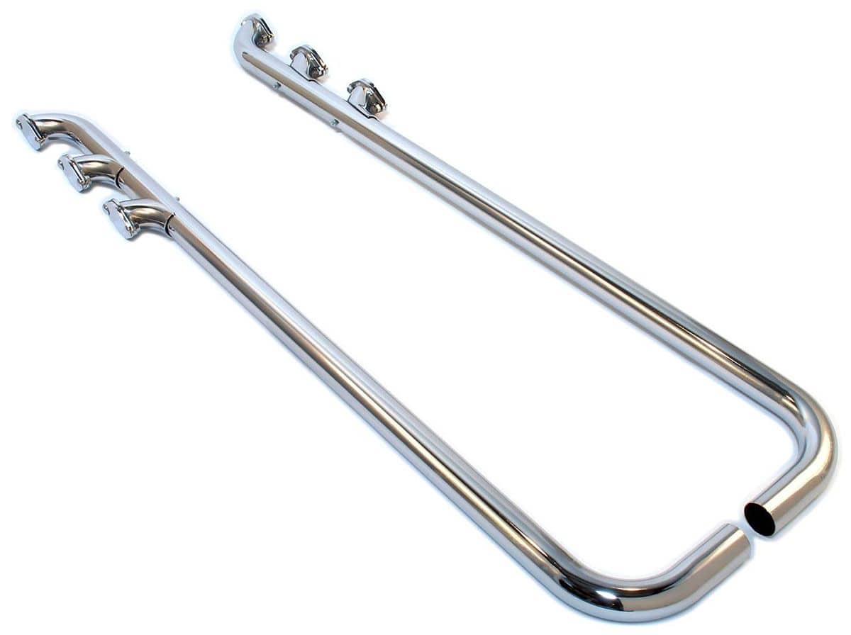 PATRIOT 2" Inlet/Outlet, 70" Length Patriot Exhaust Triple Style Low-Line Lakes Pipes PATH1274 SR