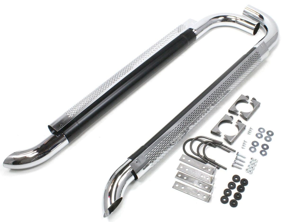 PATRIOT 2" Inlet With 3" Outlet, 60" OAL Patriot Exhaust Shielded Side Pipe PATH1060 SR