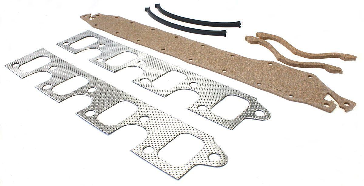 PG Suit Ford 302-351C Performance Gaskets Full Engine Gasket Kit with 2V Intake Gasket 5RFS25351CPT-2 SR