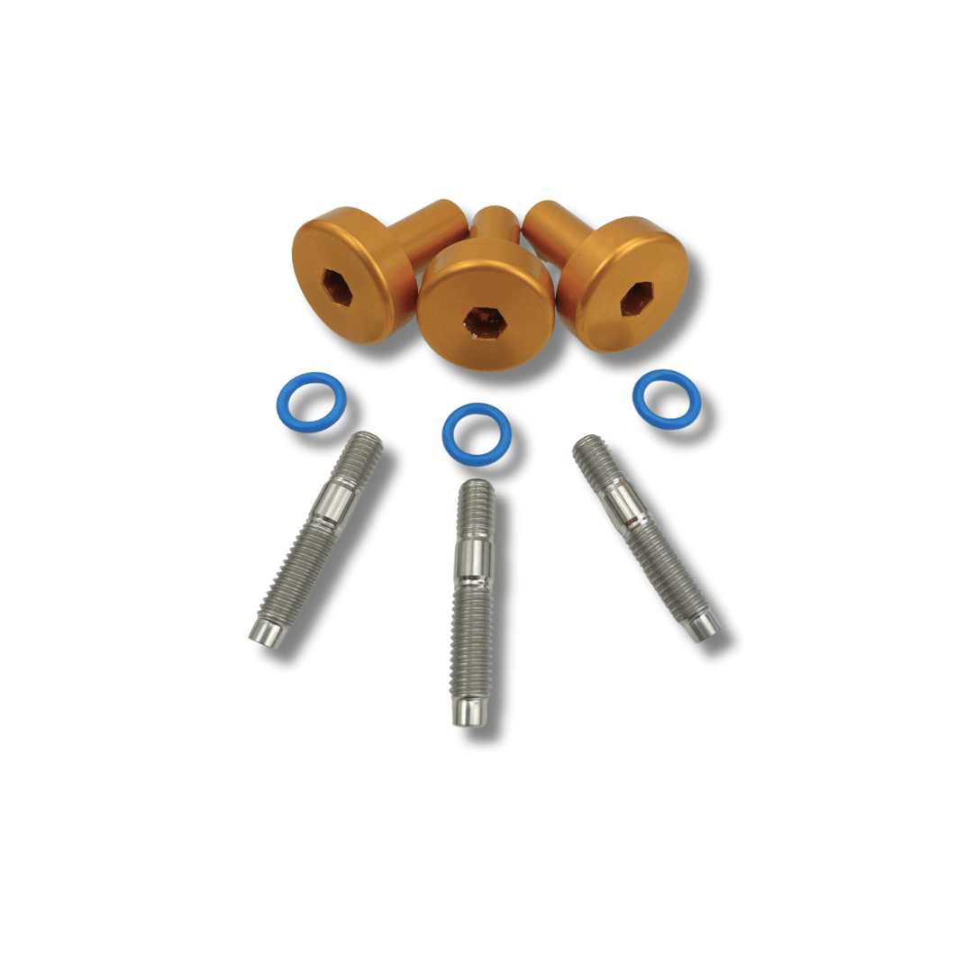 Platinum Racing Products Dress Up Washers Black Coil Bracket Dress Up Bolt Kit to suit Toyota 4AGE SR