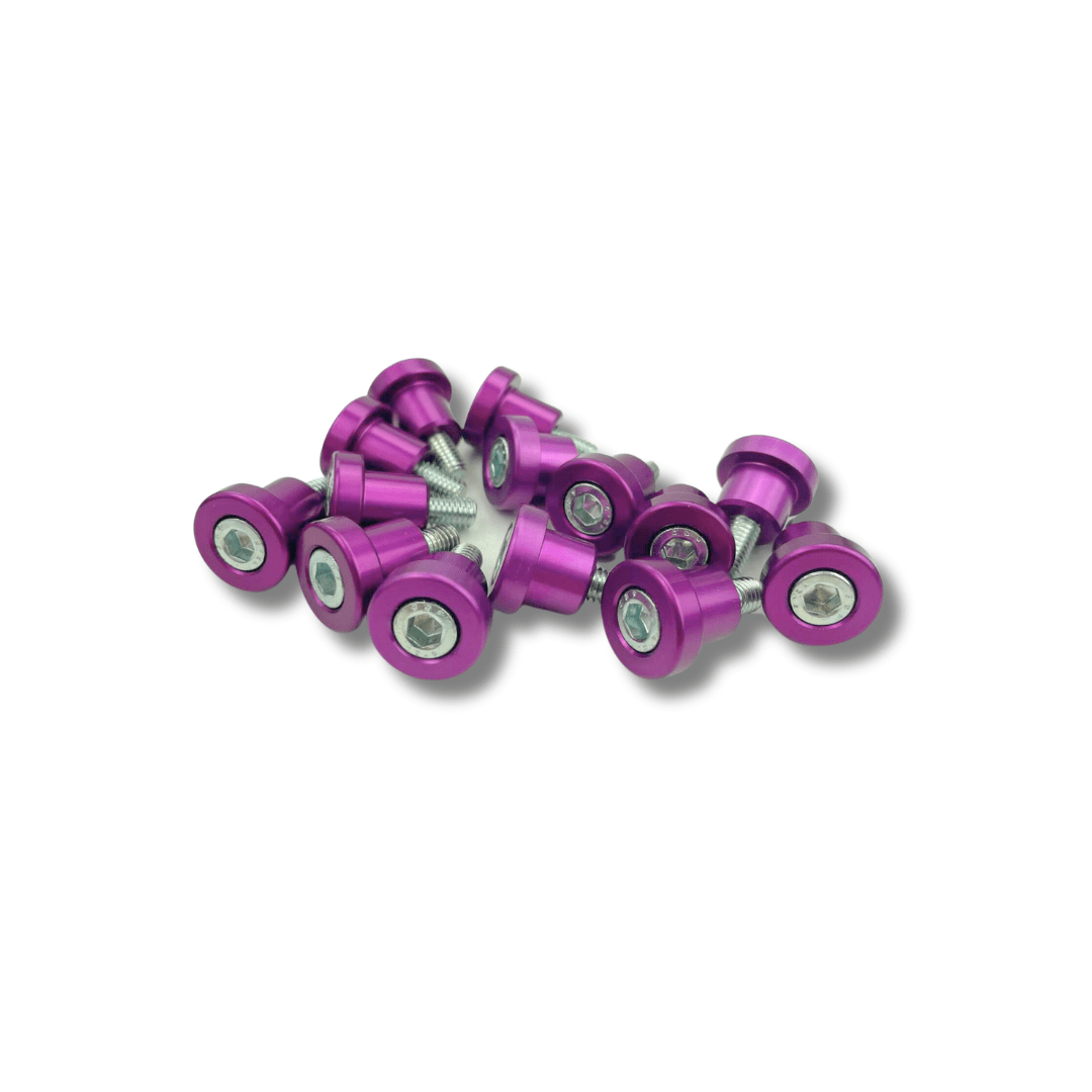 Platinum Racing Products Dress Up Washers Black Rocker Cover Dress Up Bolt Kit to suit Nissan TB48 SR