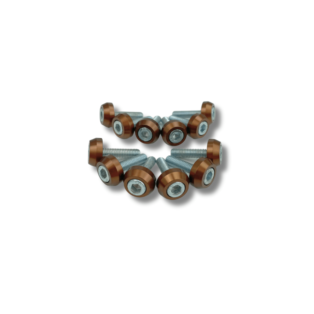 Platinum Racing Products Dress Up Washers Black Rocker Cover Dress Up Bolt Kit to suit Toyota 7MGTE SR