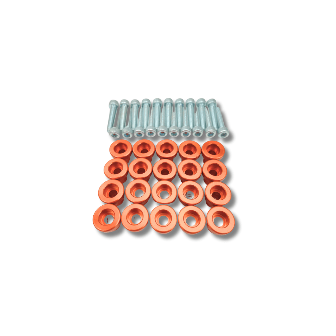 Platinum Racing Products Dress Up Washers Purple Rocker Cover Dress Up Bolt Kit to suit BMW N54 SR