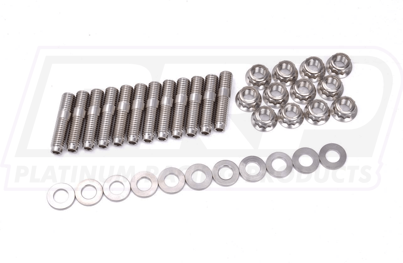 Platinum Racing Products Engine Fasteners Pro Series Titanium Intake Manifold Stud Kit to suit Holden SOHC RB30 Pro Series Titanium Intake Manifold Stud Kit to suit Holden SOHC RB30 SR