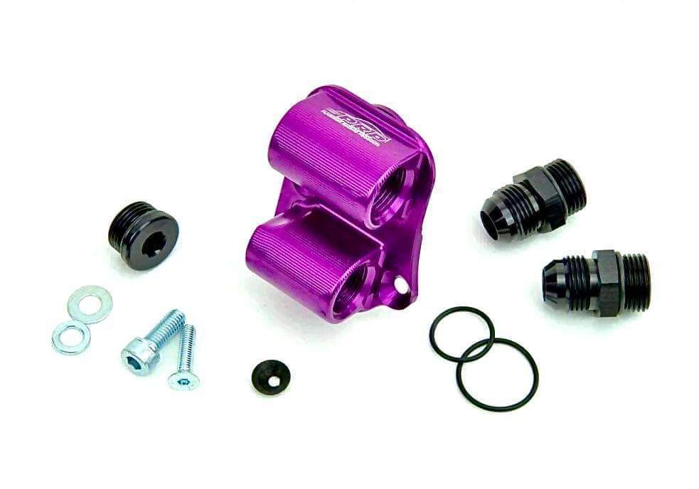 Platinum Racing Products Head Drain Purple Nissan RB Twin Cam Double Head Drain Oil & Coolant SR