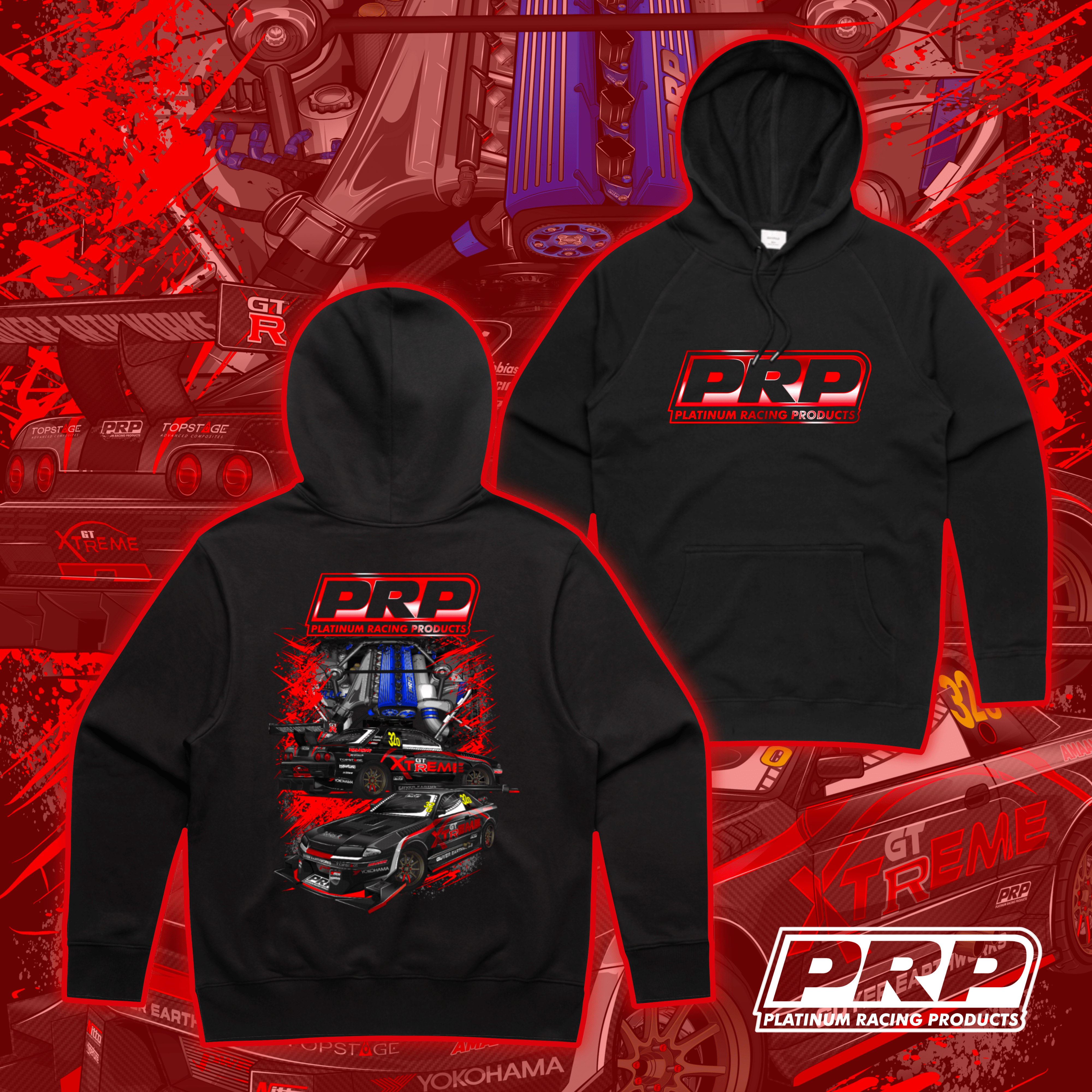 Platinum Racing Products Merchandise XS XTreme GTR Hoodie SR