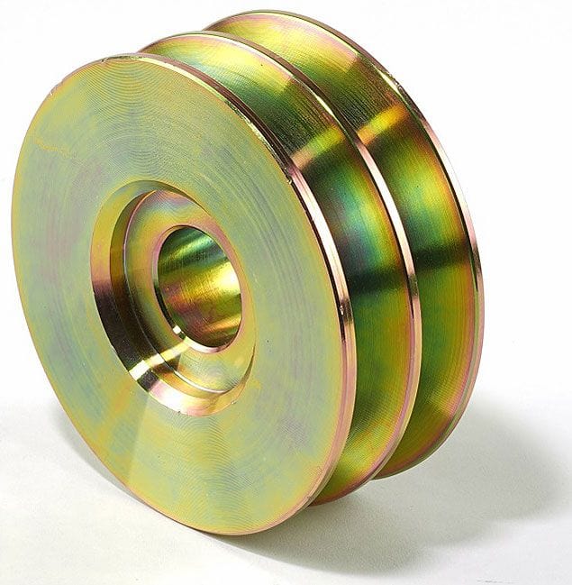 POWERMAST Double V-Belt Pulley, 3/8" x 2-5/8" O.D. (NEW) Powermaster Replacement Alternator Pulley PM113 SR
