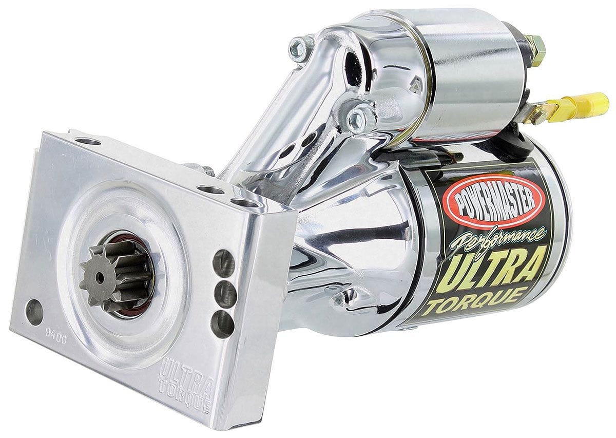 POWERMAST Suit Chev V8 Powermaster Ultra-Torque Starter Motor, Chrome PM19400 SR