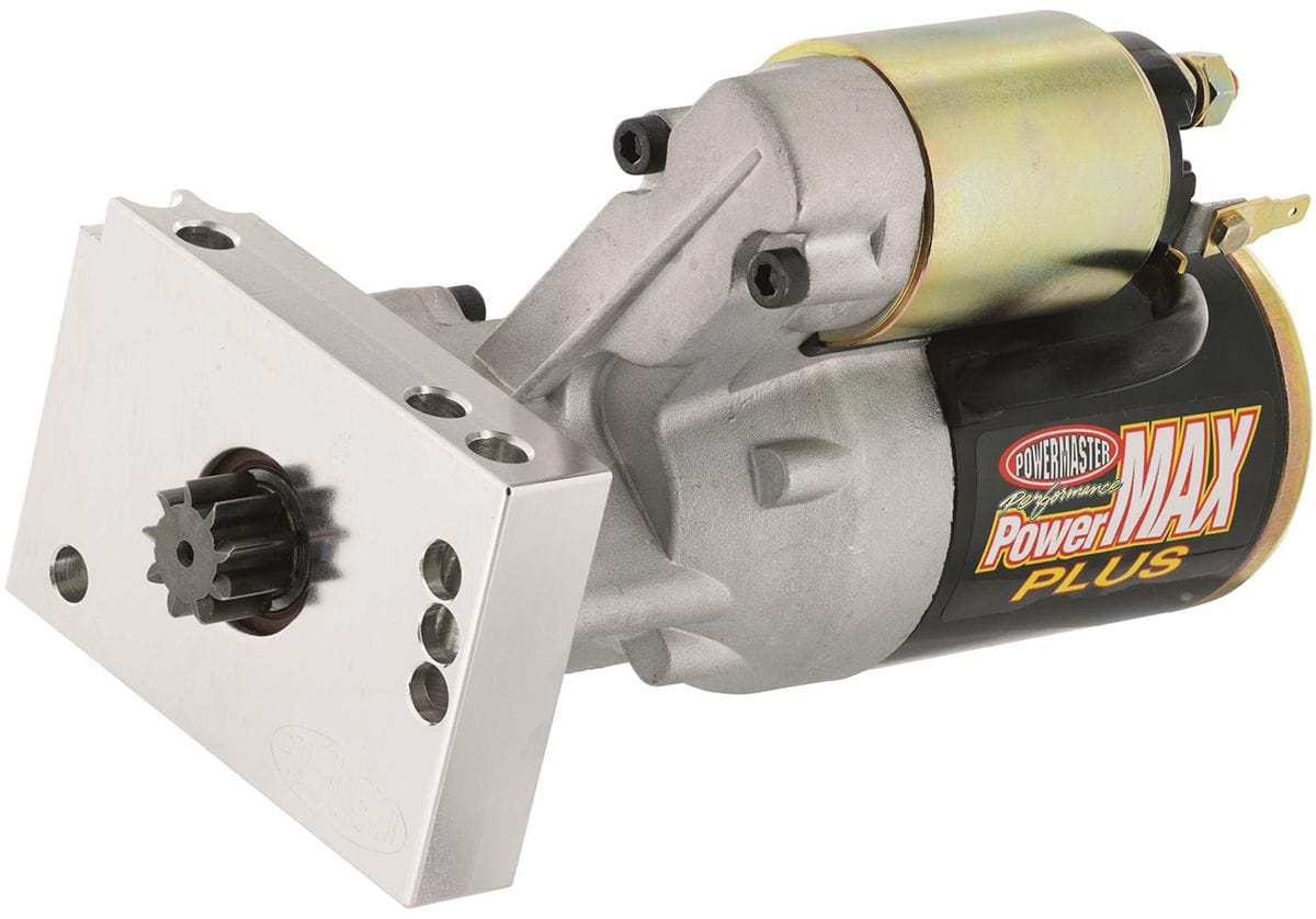 POWERMAST Suit SB Chev 153-168 Tooth, Straight Bolt Mount, 1.6 HP Powermaster Hitachi Style Starter PM9000 SR