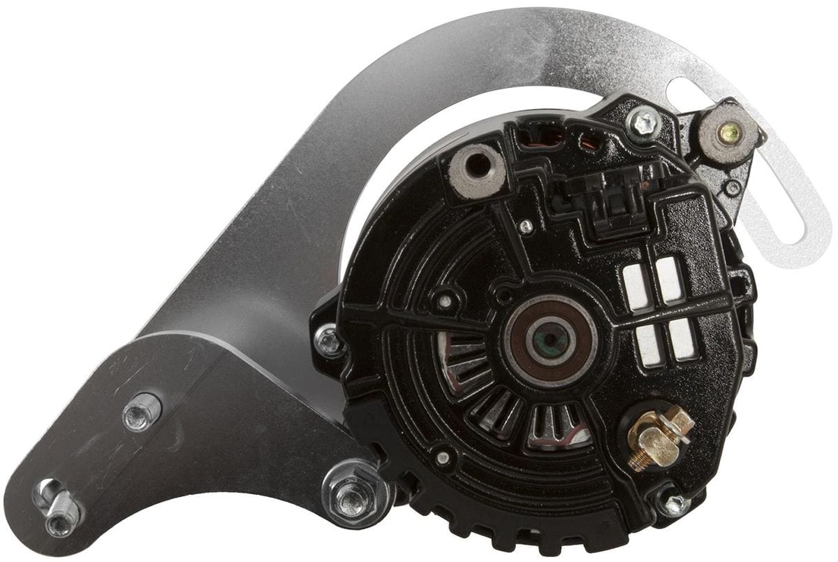 POWERMAST Suit SB Chev With Rail Chassis, 100 AMP Denso Alternator Powermaster Drag Racing Alternator Kit PM8-898 SR