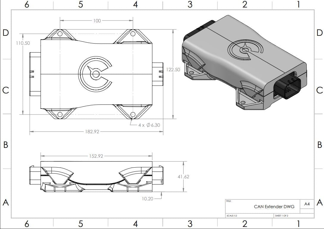 Powertune CAN I/O Extender SR