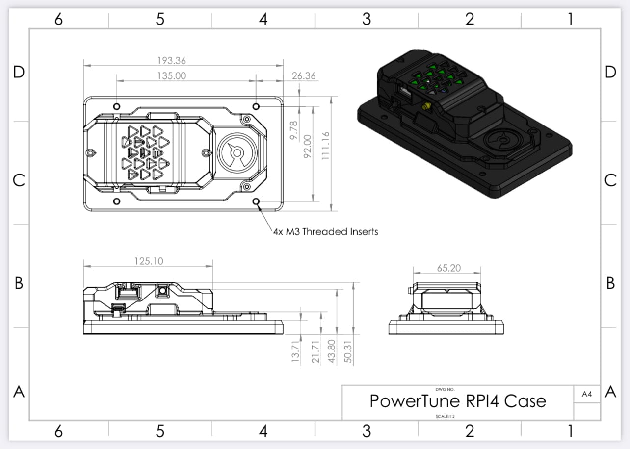 Powertune Link Storm / Fury / Thunder / Extreme / Monsoon / No / No PowerTune Digital Dash V5 (optional GPS) SR