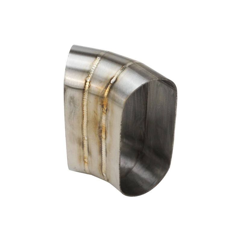 Proflow Proflow Pie Cut Welded Oval Tube Vertical 304 Stainless Steel, 3.5 in. 45 deg CLEARANCE Proflow Pie Cut Welded Oval Tube Vertical 304 Stainless Steel, 3.5 in. 45 deg SR