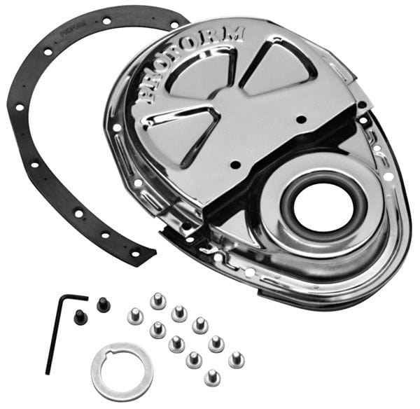 PROFORM 2-Piece Chrome Suit SB Chev Proform Timing Chain Cover PR66666 SR