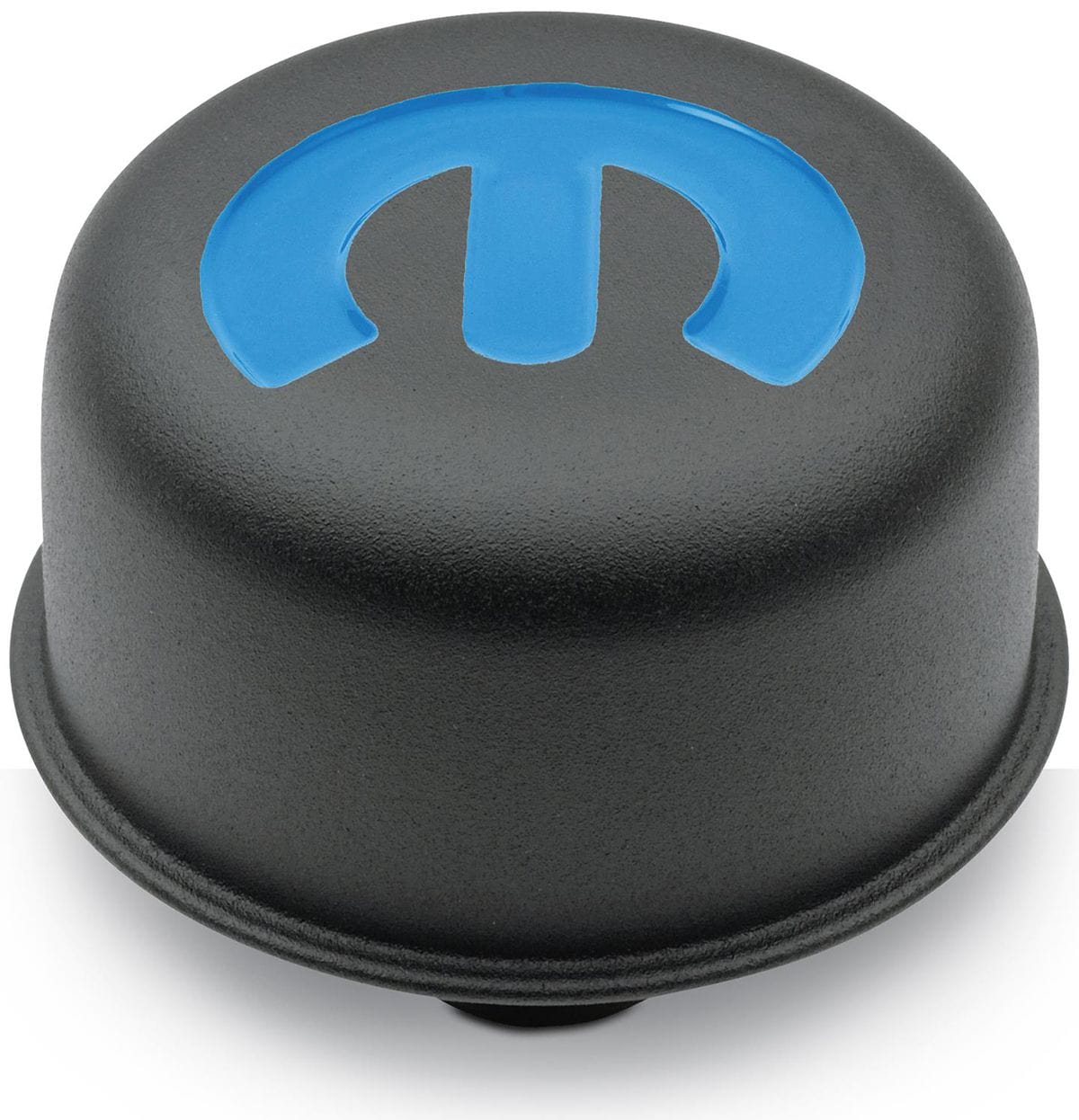 PROFORM Black Crinkle With Blue Mopar "M" Logo Proform Valve Cover Breather Push-In Style PR440-754 SR