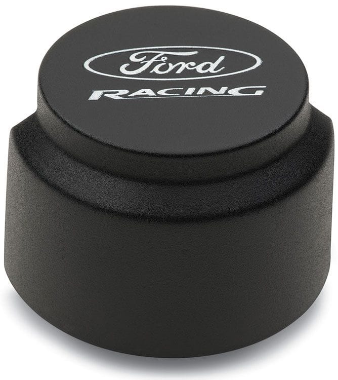 Proform Black With Silver Ford Racing Logo & Sheild Proform Valve Cover Push-In Breather PR302-233 SR