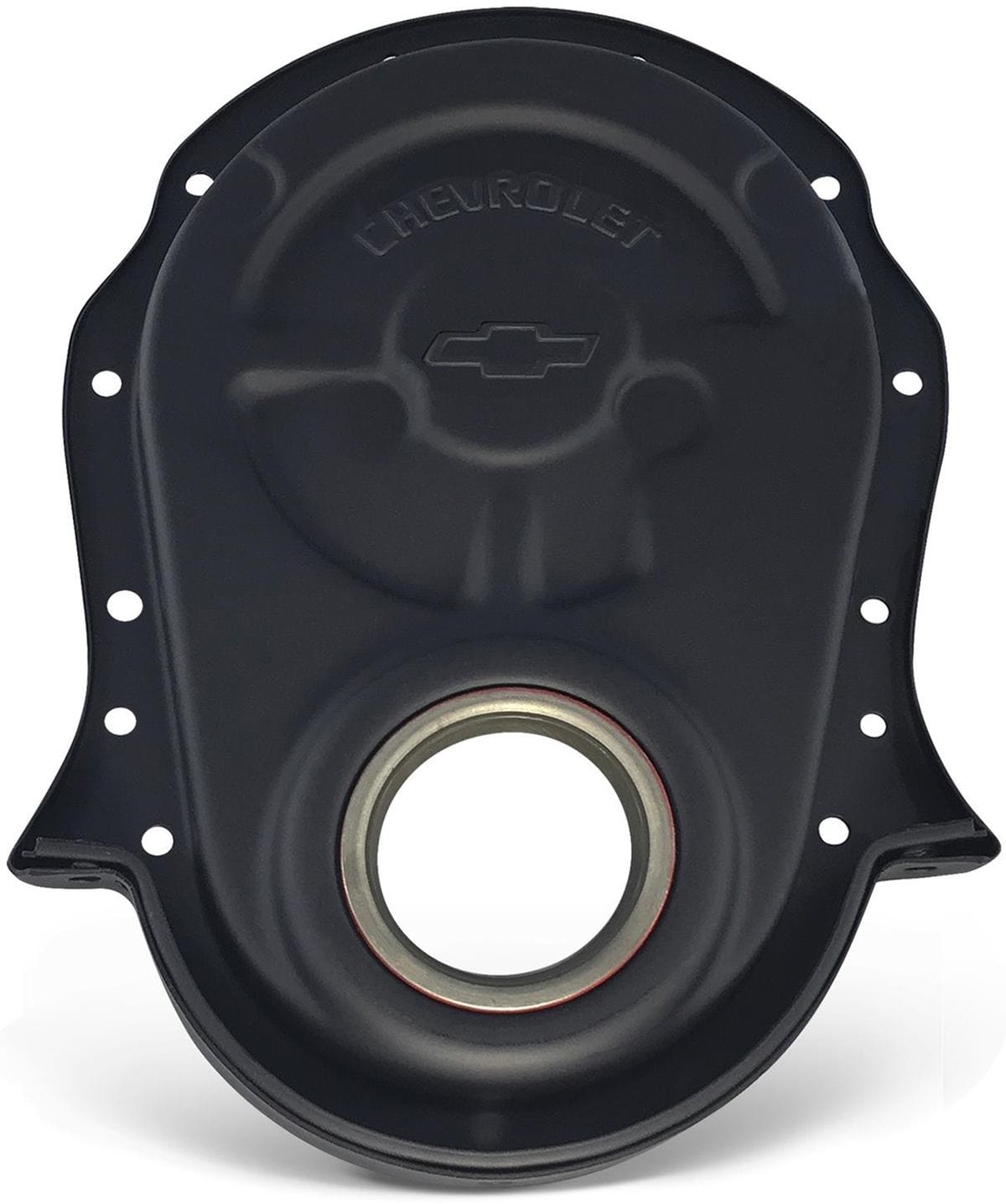 PROFORM Suit BB Chev Proform Steel Timing Cover Black with Bowtie Logo PR141-219 SR