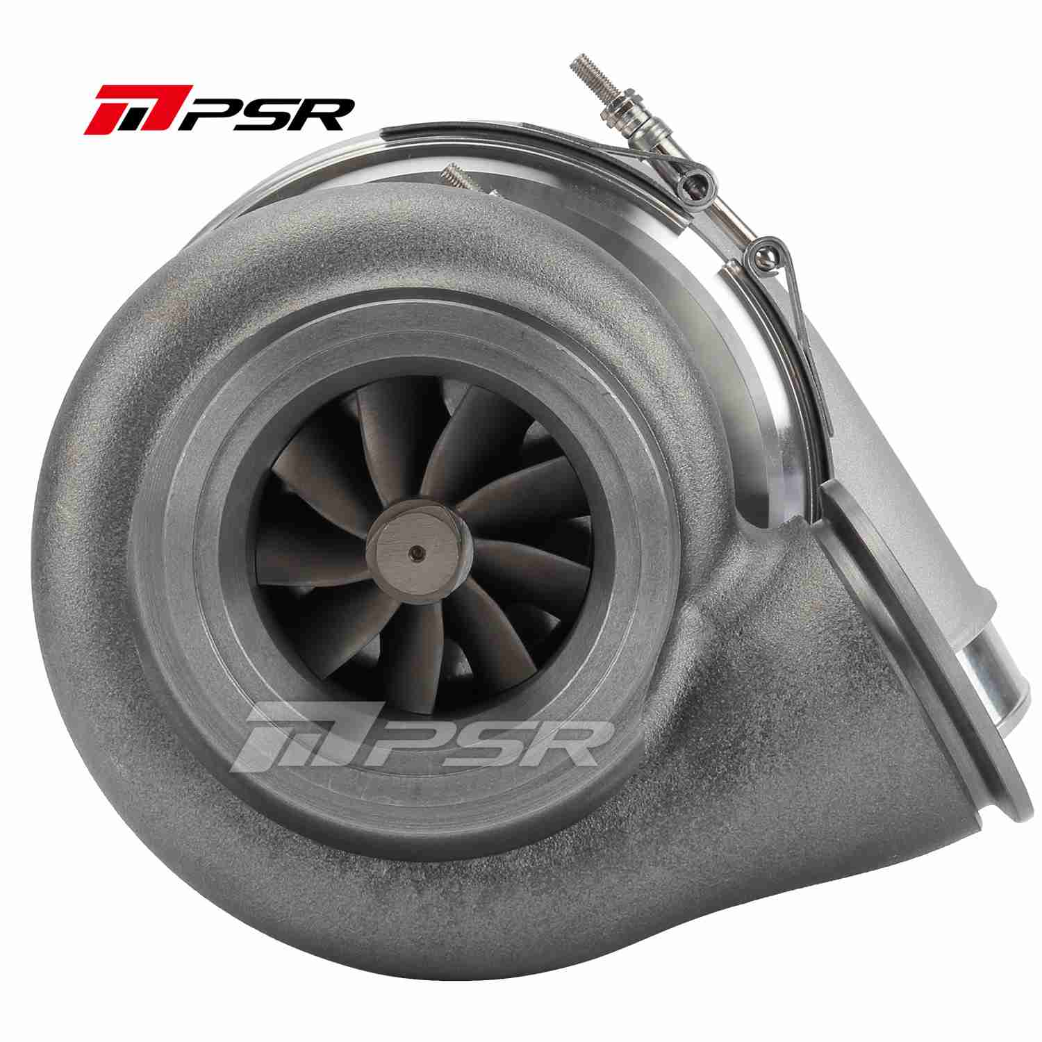Pulsar Turbochargers Reverse Rotation / T51R Mod / 1.15 A/R DUAL V-BAND PSR Reverse Rotation 7375G COMPACT Dual Ball Bearing Turbocharger HP Rating 1200 SR