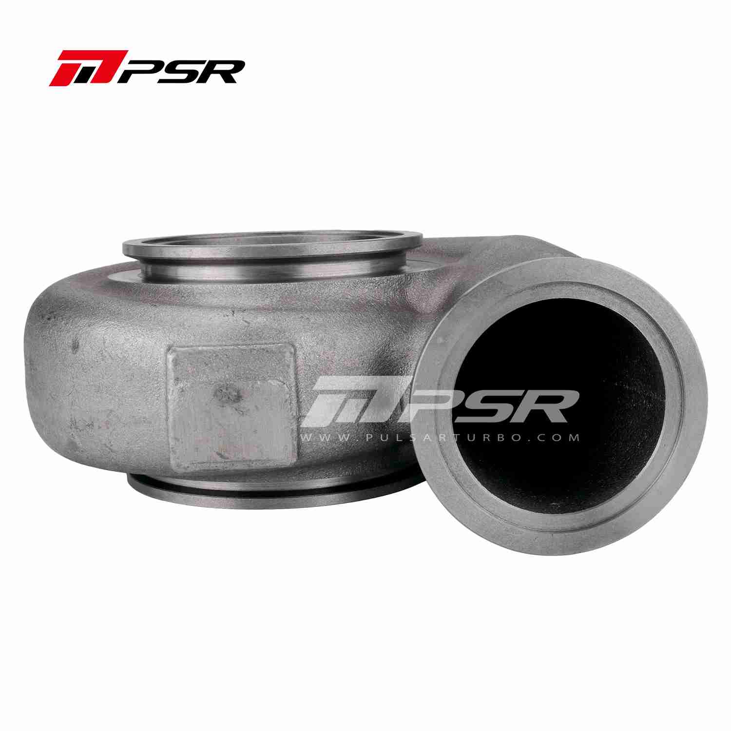 Pulsar Turbochargers V-Band Inlet (fits 3" OD Tubing), V-Band Outlet (fits 3.5" OD Tubing), 1.01A/R PSR 75G Turbine Housings for 7375G 7975G 6275G 6775G Turbos SR