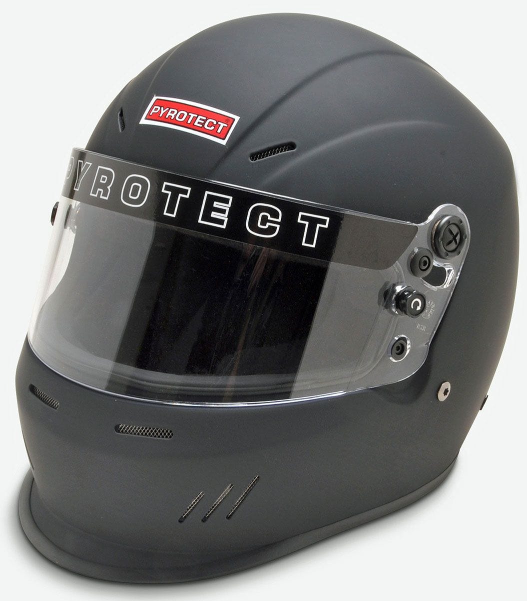 PYROTECT SA2020 Rated Pyrotect Safety Equipment UltraSport Helmet with Duckbill, Flat Black, Medium PYHB611320 SR