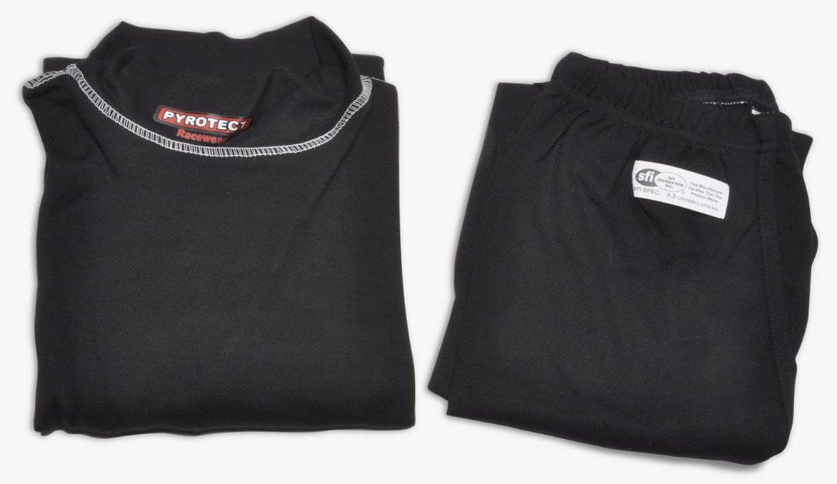 Pyrotect Safety Equipment Black, SFI Approved Pyrotect Safety Equipment Inner Wear Bottom (X-Large) PY4810500 SR